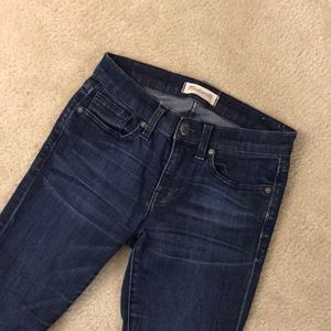Madewell Skinny Skinny ankle zip jeans